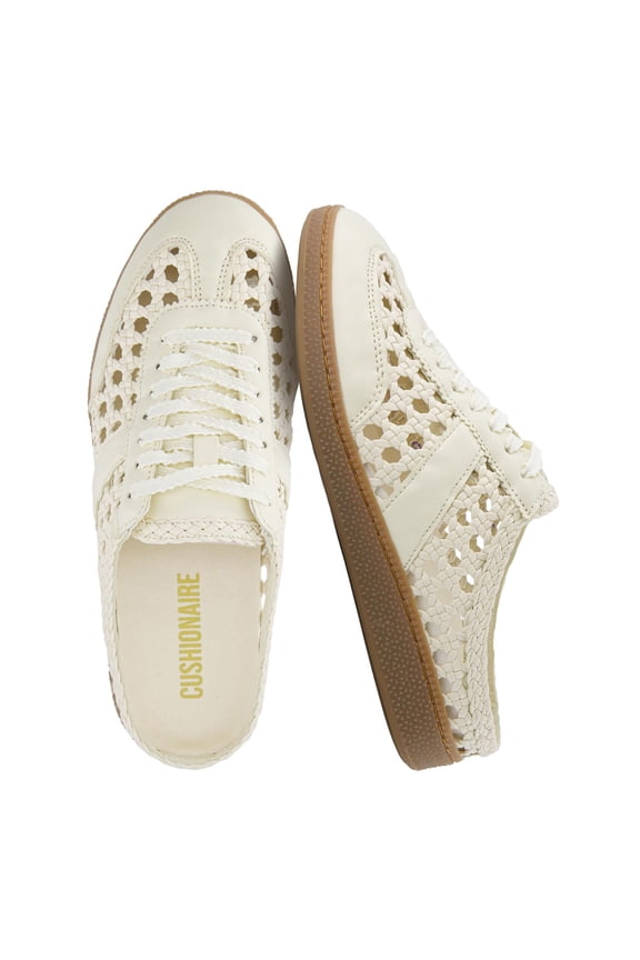 Buffy Woven Slip On Backless Sneaker Mules for Women