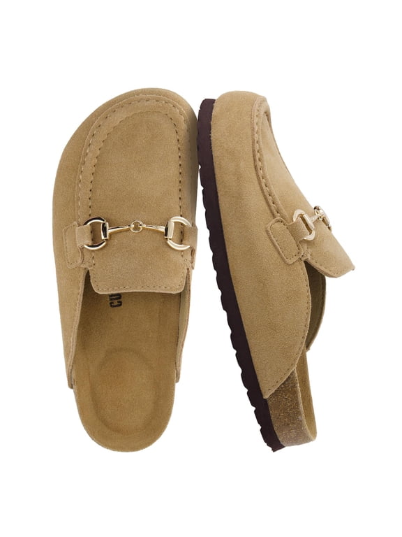 Cliff Suede Clog Mules for Women
