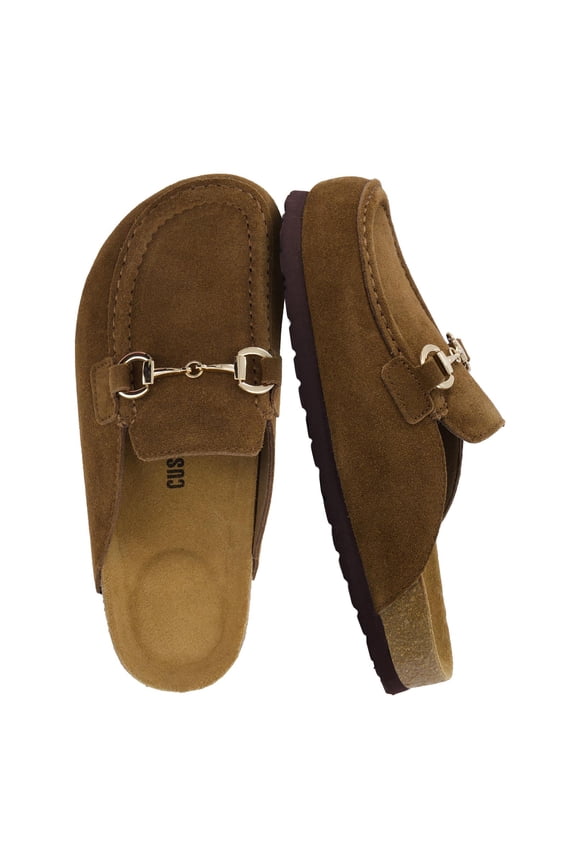 Cliff Suede Clog Mules for Women