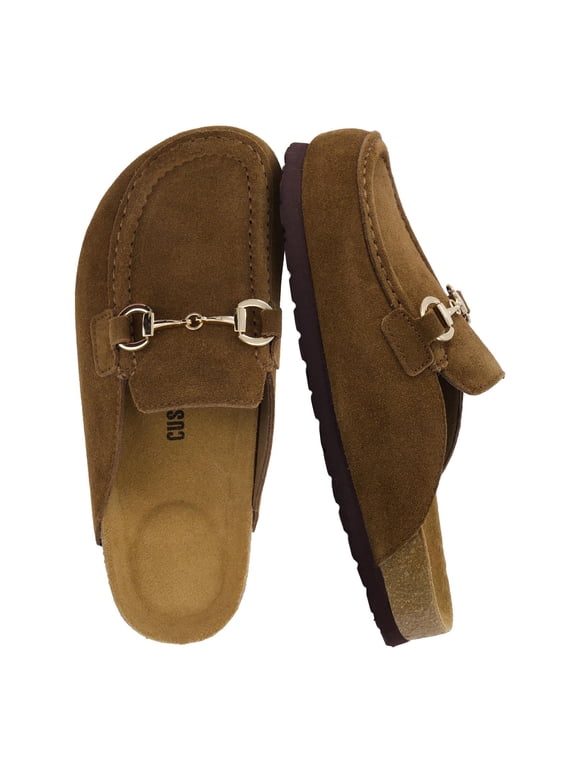 Cliff Suede Clog Mules for Women