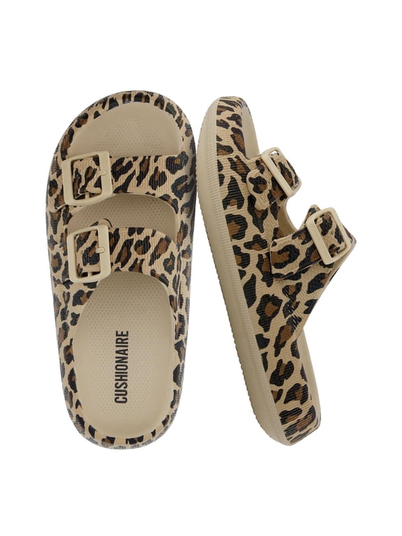 Fame Pillow Recovery Sandals for Women, Adjustable Double Buckle Waterproof EVA Cloud Slides for Women
