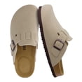 thumbnail image 1 of Cushionaire Hana Women's Clogs | Comfortable Vegan Suede Clogs for Women | Slip On Potato Shoes with Cork Footbed & Arch Support | Memory Foam, Wide Widths Available, 1 of 23