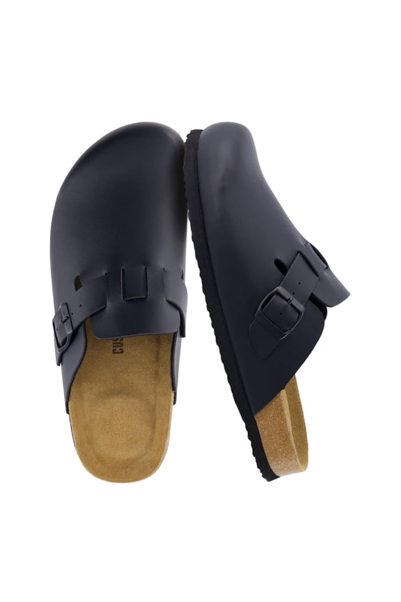 Hana Women's Clogs | Comfortable Vegan Suede Clogs for Women | Slip On Potato Shoes with Cork Footbed & Arch Support | Memory Foam, Wide Widths Available