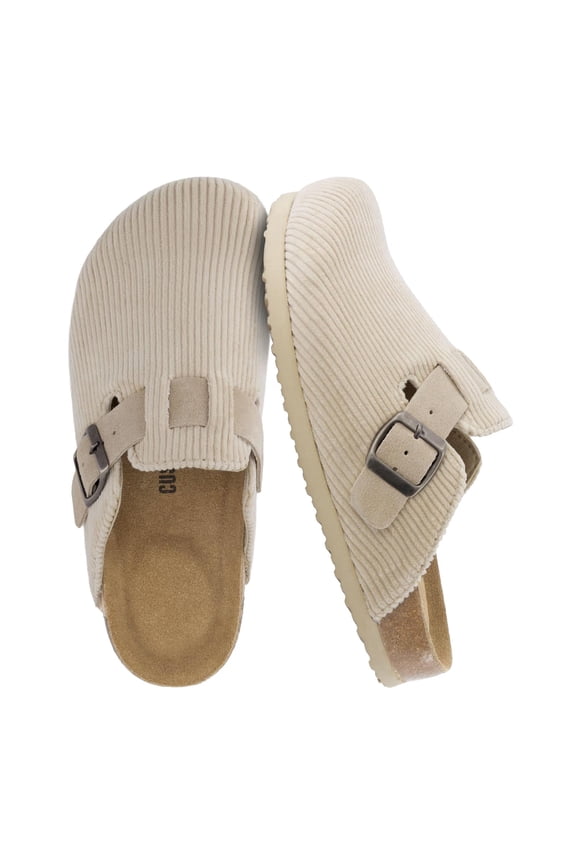 Hana Women's Clogs | Comfortable Vegan Suede Clogs for Women | Slip On Potato Shoes with Cork Footbed & Arch Support | Memory Foam, Wide Widths Available