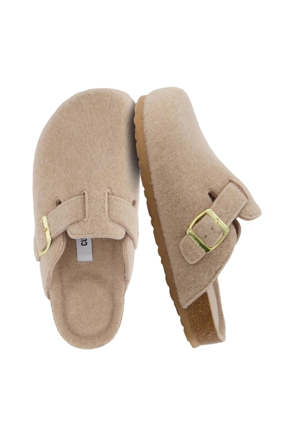 Hana Women's Clogs | Comfortable Vegan Suede Clogs for Women | Slip On Potato Shoes with Cork Footbed & Arch Support | Memory Foam, Wide Widths Available