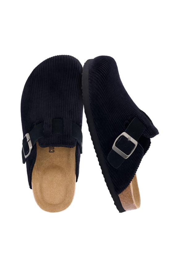 Hana Women's Clogs | Comfortable Vegan Suede Clogs for Women | Slip On Potato Shoes with Cork Footbed & Arch Support | Memory Foam, Wide Widths Available