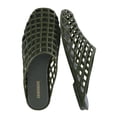 thumbnail image 1 of Cushionaire Lab Jelly Flats for Women, Closed Toe Slip On Lightweight Womens Mules with Woven Design and Cushioned Comfort, 1 of 21