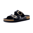 thumbnail image 1 of Cushionaire Lang Slip On Cork Footbed Sandals for Women – Comfortable Slides with Adjustable Buckle, Casual Summer Sandals for Women, 1 of 6