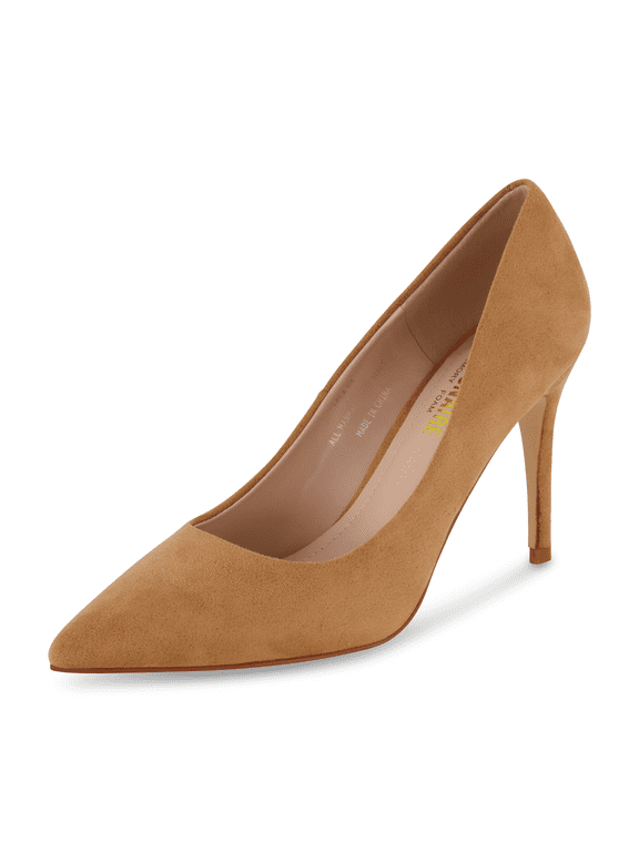 Lola Dress Pump Heels for Women, Classic Pointed Toe High Heels with Soft Memory Foam and Durable Outsole
