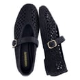 thumbnail image 1 of Cushionaire Monet Woven Mary Jane Flats for Women, Comfortable Ballet Flats with Adjustable Gold-Tone Buckle Strap and Memory Foam Cushioning, 1 of 18