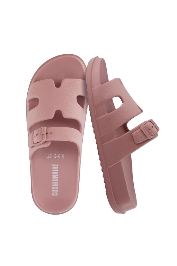 Orbit Waterproof EVA Womens Sandals -Comfortable Summer Slip On Slides for Women with Adjustable Buckle Strap