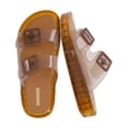 thumbnail image 1 of Cushionaire Pool-K Jelly Sandals for Girls, Water Friendly Slip-On Slides with Double Adjustable Buckles, Comfortable Everyday Wear Kids Sandals, 1 of 16