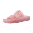 thumbnail image 1 of Cushionaire Pool Slides For Women Waterproof Double Buckle Adjustable Slip-On Womens Sandals For Beach Shower Casual Wear, 1 of 25