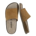thumbnail image 1 of Cushionaire Ritual Suede Slide Sandals for Women - Slip On Womens Leather Sandals with Cushioned Cork Footbed and Arch Support, 1 of 20
