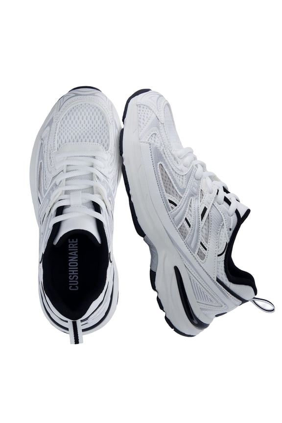 Sonic Casual Womens Walking Sneakers, Comfortable Lace-Up Chunky Tennis Shoes for Women with Memory Foam