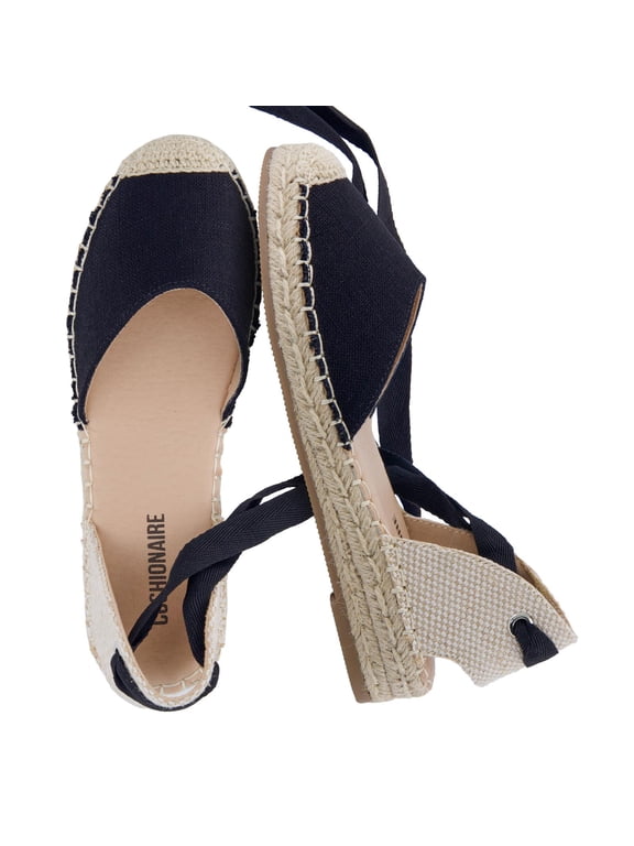 Talisa Espadrilles for Women, Closed Toe Wedge Sandal with Elastic Ankle Strap and Jute Wrapped Sole