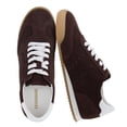 thumbnail image 1 of Cushionaire Topcat 100% Genuine Leather Suede Sneakers for Women, Lightweight Everyday Casual Womens Shoes with Retro Style and Cushioned Comfort, 1 of 16