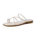 thumbnail image 1 of Cushionaire Venue Women’s Strappy Toe-Loop Slide Sandals with Gold-Tone Accent & Memory Foam Comfort | Minimalist Summer Sandals for Women with Wide Widths Available, 1 of 11