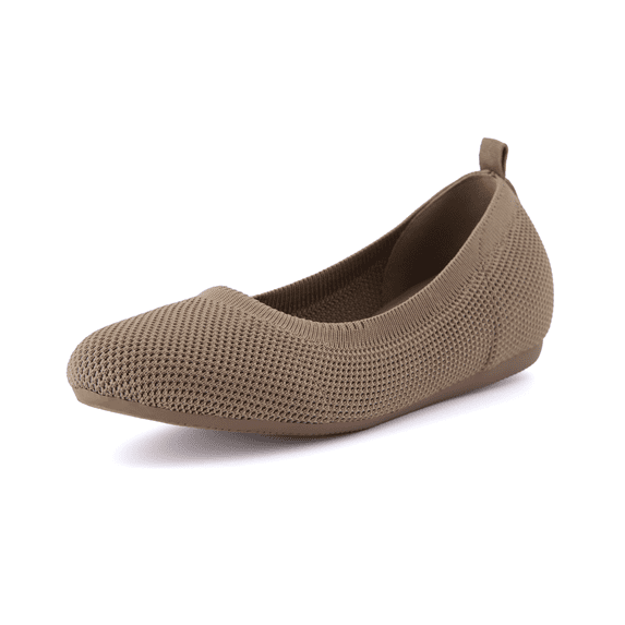 Cushionaire Whiz Knit Flats For Women | Soft Knit Slip On Flats | Comfortable Everyday Flats With Wide Widths Available