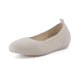 thumbnail image 1 of Cushionaire Whiz Knit Flats For Women | Soft Knit Slip On Flats | Comfortable Everyday Flats With Wide Widths Available, 1 of 6