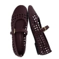 thumbnail image 1 of Cushionaire  Windsor Woven Womens Flats with Adjustable Strap – Comfortable Mary Jane Ballet Flats for Women, 1 of 20