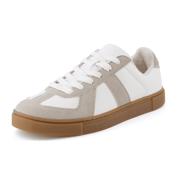 Cushionaire Women's Bailey Lace Up Fashion Sneaker Comfort Foam, Wide Widths Available