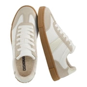 Cushionaire Balance Lace Up Women's Sneakers - Casual Tennis Shoes for Women with Memory Foam and Slip Resistant Outsole