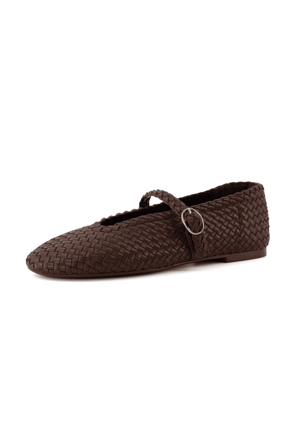 Women's Bistro Woven Mary Jane Flat +Memory Foam, Wide Widths Available