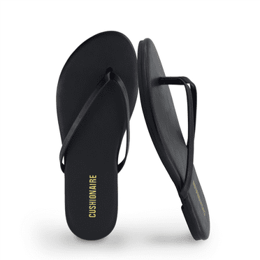 Cushionaire Women’s Cruise Minimalist Flip Flops – Ultra-Lightweight Summer Thong Sandals with Non-Slip Sole