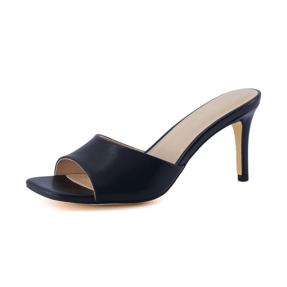 Cushionaire Women's Evie One Band Dress Sandal Memory Foam And Wide Widths Available