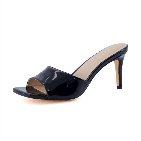 Cushionaire Women's Evie One Band Dress Sandal  Memory Foam And Wide Widths Available