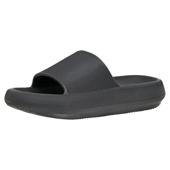 Cushionaire Women's Feather Recovery Slide Sandal with  Comfort