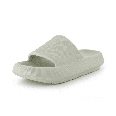 Cushionaire Women's Feather Recovery Slide Sandal with  Comfort