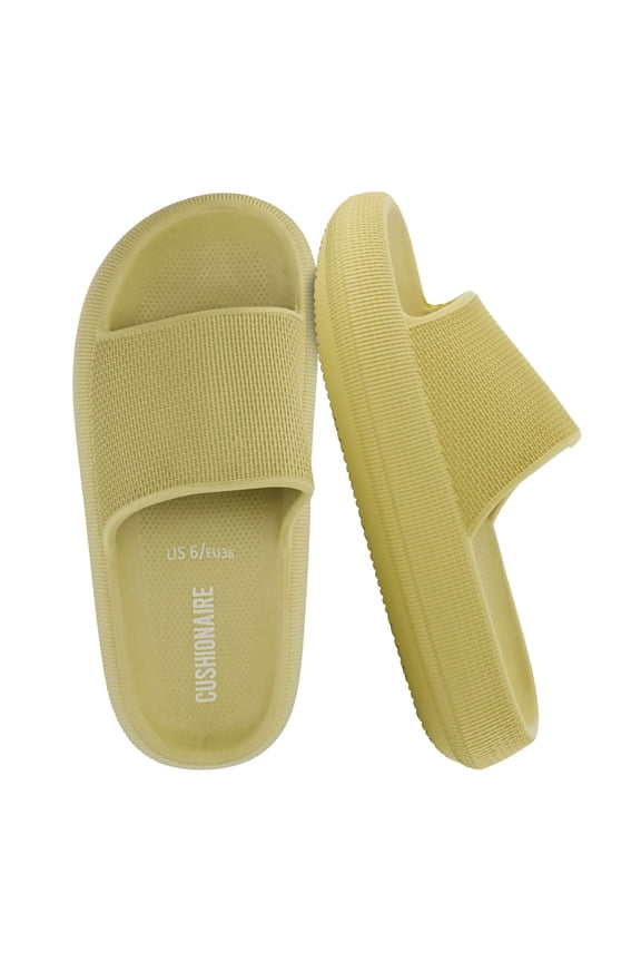 Feather Pillow Slide Sandals for Women – Comfortable and Squishy Slip On Womens Slippers, Indoor Outdoor Shower Shoes, Beach Essential Cloud Slides