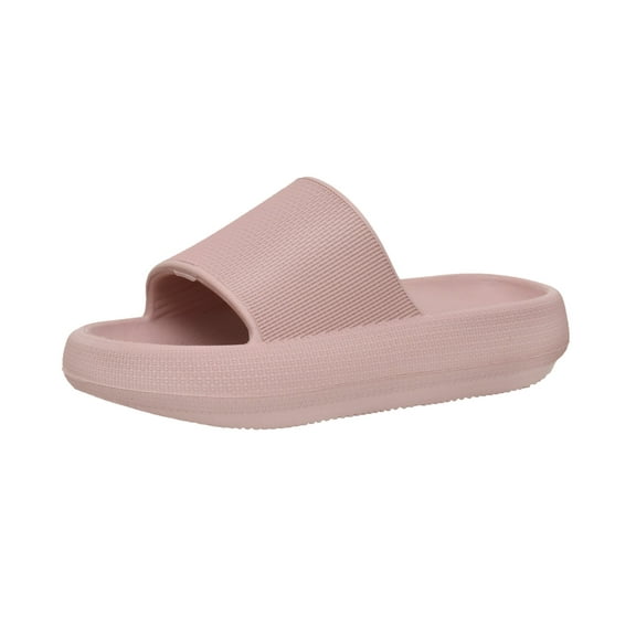 Cushionaire Women's Feather Recovery Slide Sandal with  Comfort