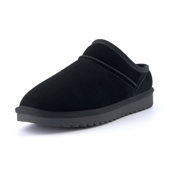 Cushionaire Women's Hilo Genuine Suede Cozy Mule Slippers with +Memory Foam