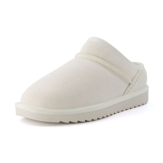 Cushionaire Women's Hilo Genuine Suede Cozy Mule Slippers with +Memory Foam