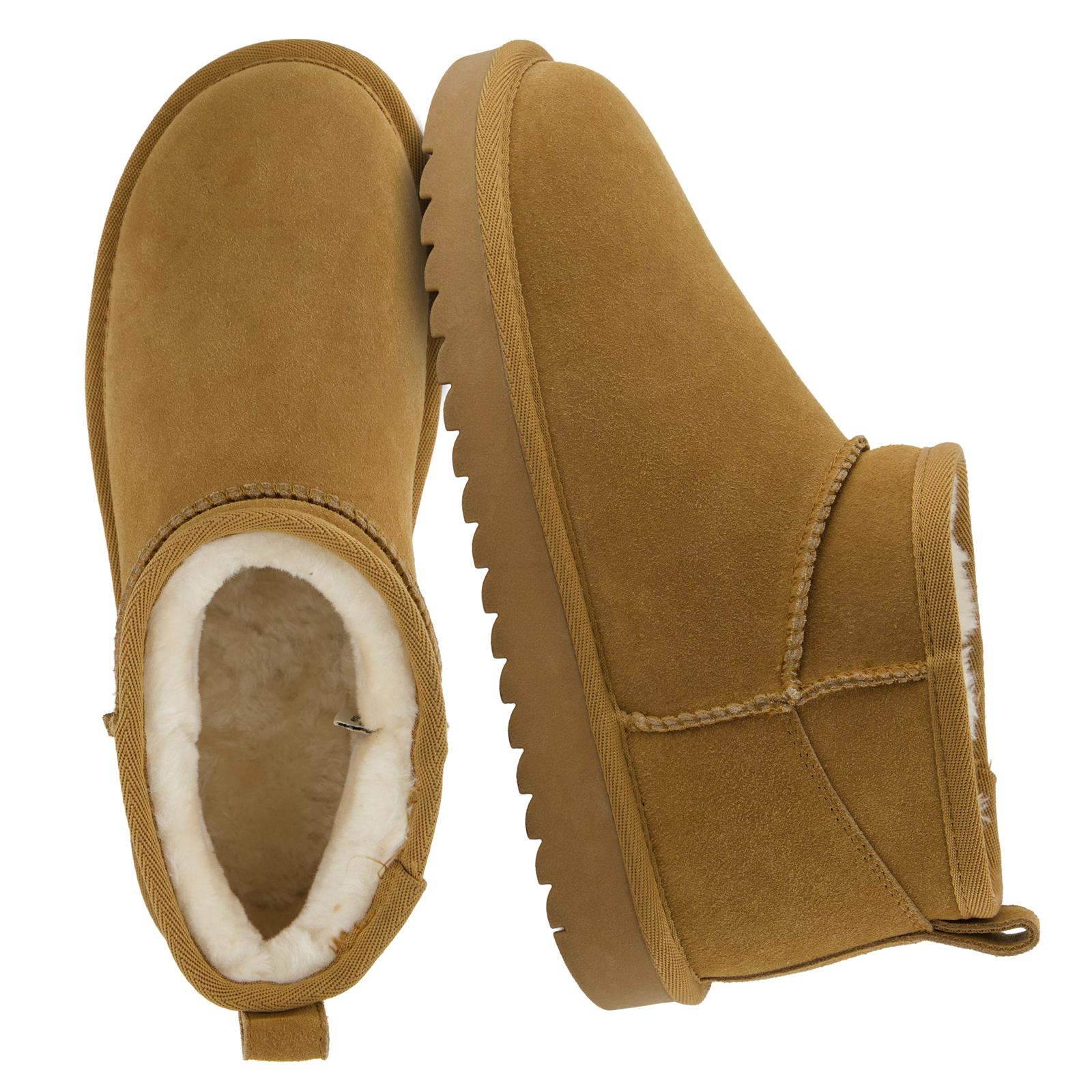 CUSHIONAIRE Stivale Stringato Donna Ramsey In Morbida Pelle Vegana, Con Memory Foam, Cerniera Laterale, Tacco 5 Cm, Marrone, Taglia 39