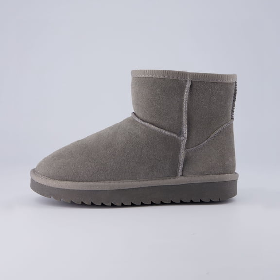 Cushionaire Women's Hipster Pull-On Ankle Boots with Memory Foam - Comfortable Winter Footwear, Slip-On Suede Booties, Durable Sole.