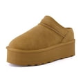 thumbnail image 1 of Cushionaire Women's Huggy Genuine Suede Cozy Platform Mule +Memory Foam, 1 of 1