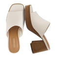 thumbnail image 1 of Cushionaire Women's Keeper soft one band Heel Sandal +Memory Foam, Wide Widths Available, 1 of 15