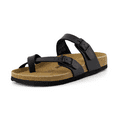 thumbnail image 1 of Cushionaire Women's Luna Cork Footbed Sandals with +Comfort, Wide Widths Available, 1 of 9
