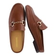 thumbnail image 1 of Cushionaire Yummy Slip On Womens Mules, Business Casual Loafers for Women with Low Heel and Metal Chain Detail, 1 of 16