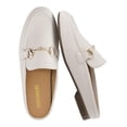 thumbnail image 1 of Cushionaire Yummy Slip On Womens Mules, Business Casual Loafers for Women with Low Heel and Metal Chain Detail, 1 of 19