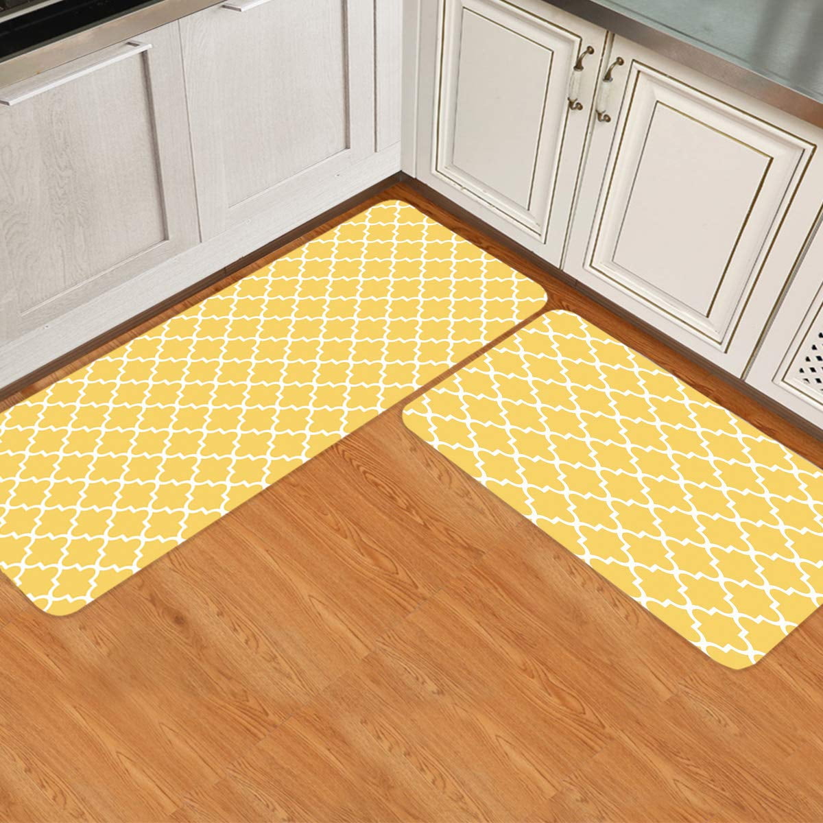 Cushioned AntiFatigue Kitchen Mat [2 PCS], Waterproof NonSlip Kitchen