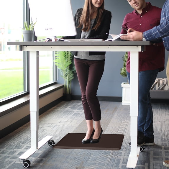 Cushioned Anti Fatigue Kitchen Mat Waterproof Non Slip Standing Desk Floor Rug Heavy Duty Comfort Foam for Home Office