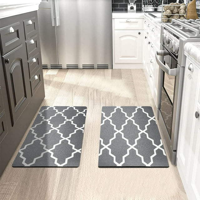 Cushioned AntiFatigue Kitchen Rug Mat ,17.3"x 28",Non Slip Waterproof
