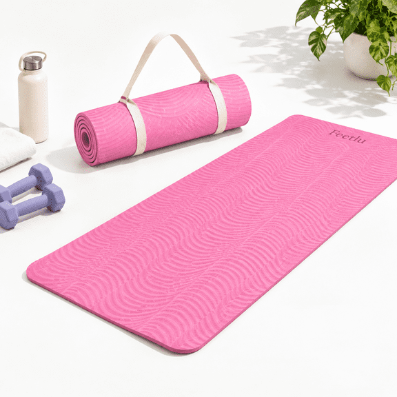 Cushioned Exercise Mat Pro 74" X 26" 12mm