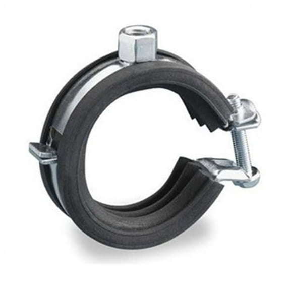 Cushioned Pipe Clamp, Pipe Size 1/2 In