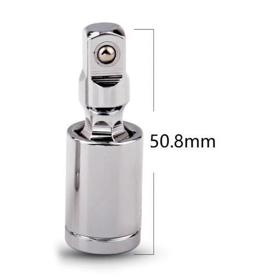 Cushteg 1/4", 3/8", 1/2" Drive Socket Wrench Adapter Set, Chrome Vanadium Steel Angle Extension Bar for Hand Tools(3/8 inch)